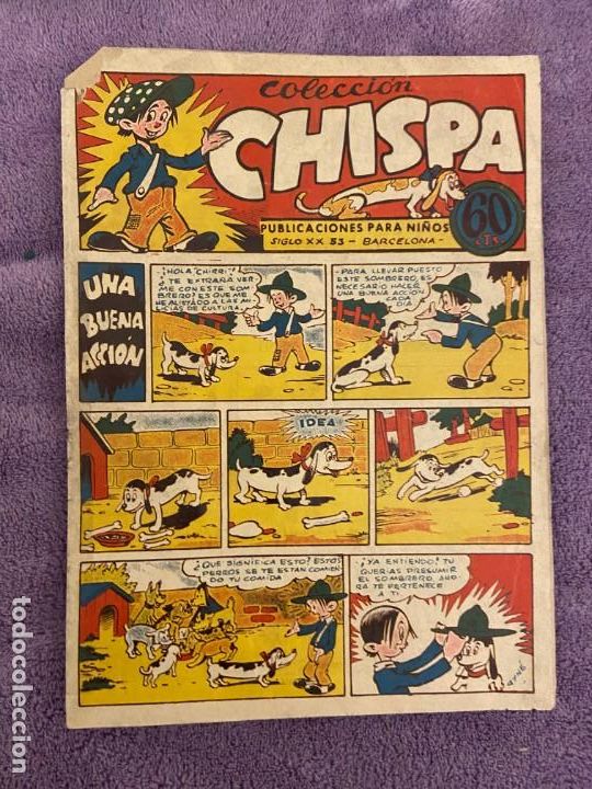 Tebeos: chispa 1&ordf; n&ordm; 3 buen estado - Foto 1