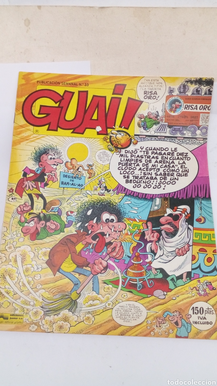 Tebeos: Comic Guai! A&ntilde;o 1986 n&deg;33 - Foto 1