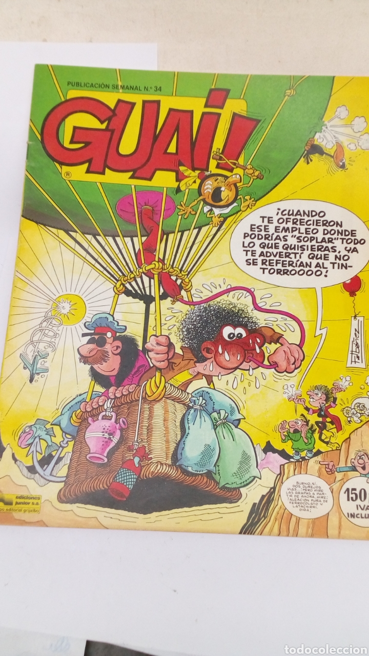 Tebeos: Comic Guai! A&ntilde;o 1986 n&deg;34 - Foto 1