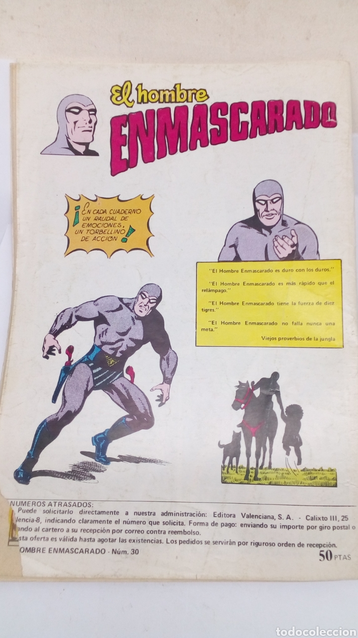 Tebeos: Comic El Hombre Enmascarado - Foto 2