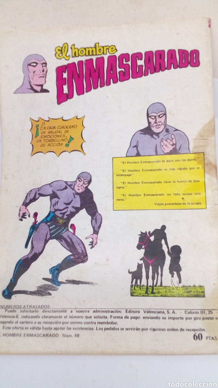 Tebeos: Comic El Hombre Enmascarado 1979 - Foto 2