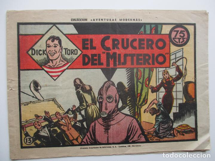 Tebeos: DICK TORO N&ordm; 13 ORIGINAL. HISPANO AMERICANA. - Foto 1