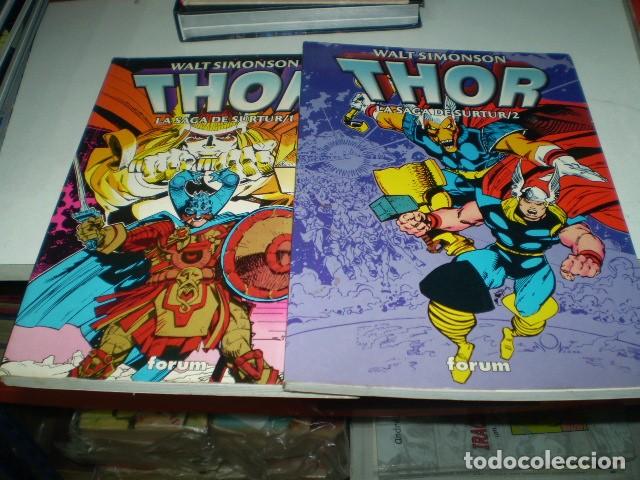 Tebeos: THOR. LA SAGA DE SURTUR (Walt Simonson) - Completa, 2 tomos - Foto 1