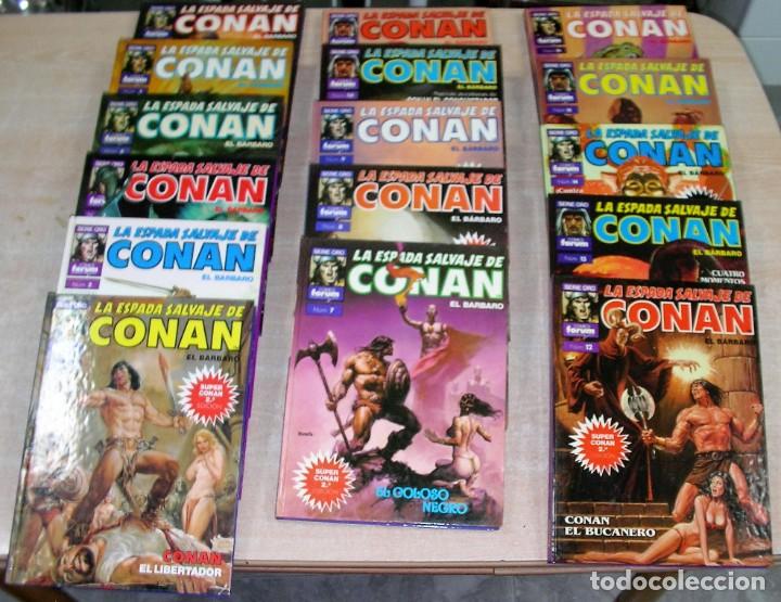 Tebeos: SUPER CONAN - SEGUNDA EDICION - 16 TOMOS - Foto 2