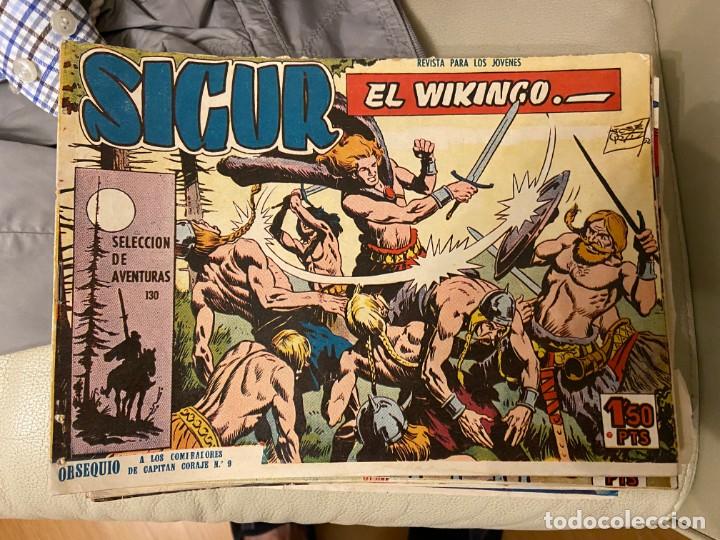 Tebeos: SIGUR EL VIKINGO COMPLETA 33 EJEMPLARES - Foto 1