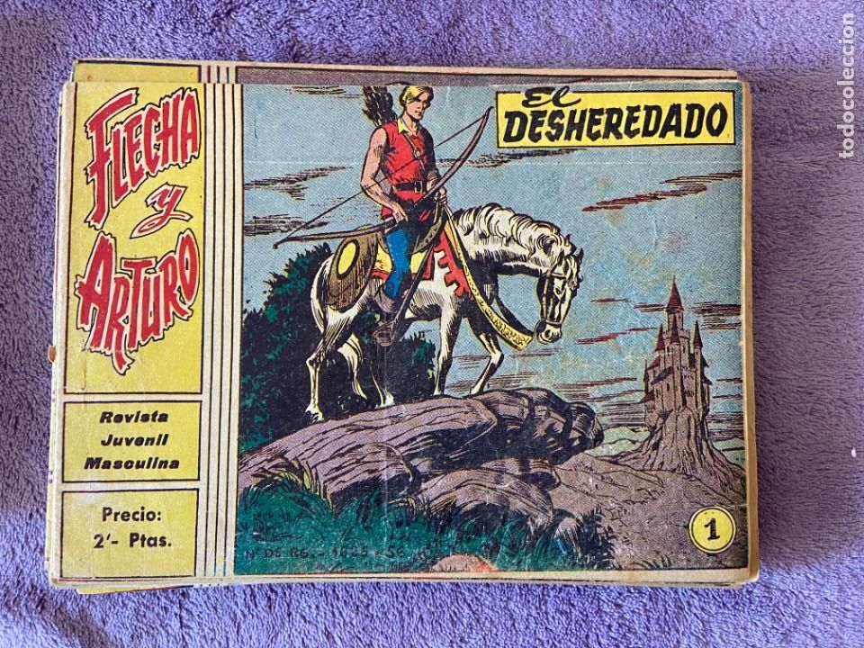 Tebeos: flecha y arturo completa 30 numeros original bolsa 1 - Foto 1