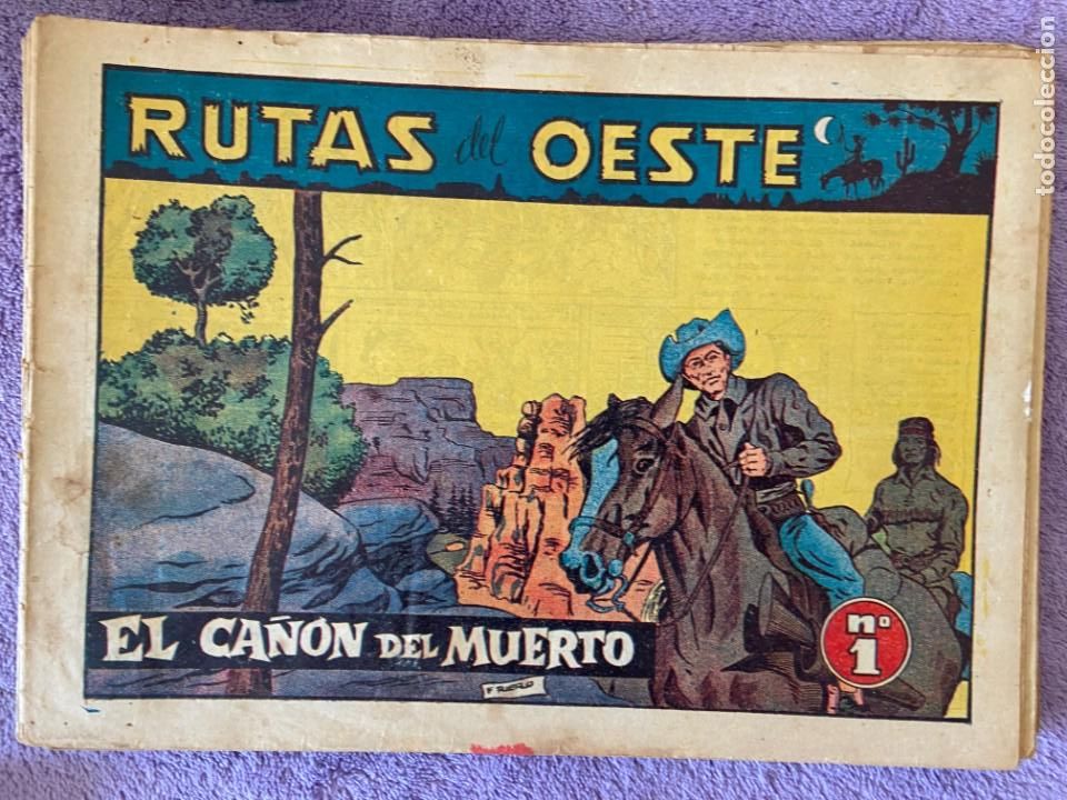 Tebeos: rutas del oeste completa 16 numeros original bolsa 1 - Foto 1