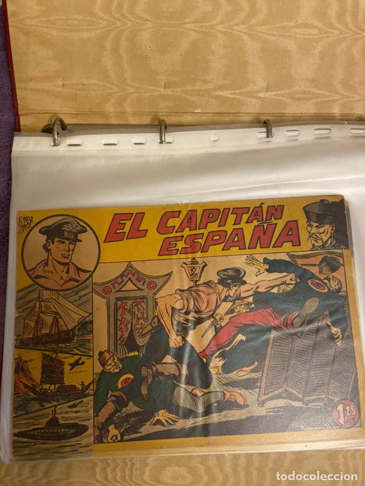 Tebeos: CAPITAN ESPA&Ntilde;A COMPLETA BUEN ESTADO BOLSA 5 - Foto 1