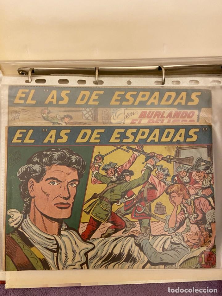 Tebeos: AS DE ESPADAS COMPLETA BUEN ESTADO BOLSA 5 - Foto 1