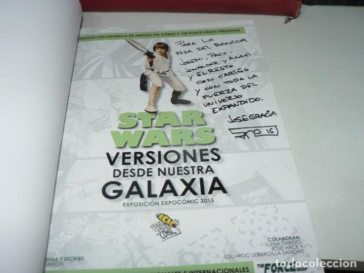 Tebeos: VERSIONES DESDE NUESTRA GALAXIA CON AUTOGRAFO - Foto 2