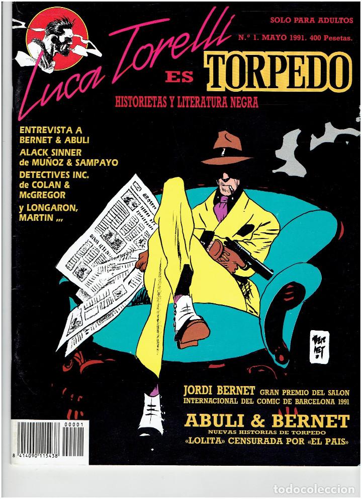 Tebeos: * TORPEDO * EDITORIAL MAKOKI 1991 * COMPLETA 4 N&ordm; IMPECABLES * - Foto 2