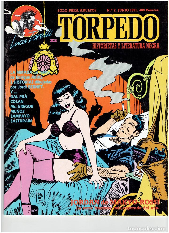 Tebeos: * TORPEDO * EDITORIAL MAKOKI 1991 * COMPLETA 4 N&ordm; IMPECABLES * - Foto 3