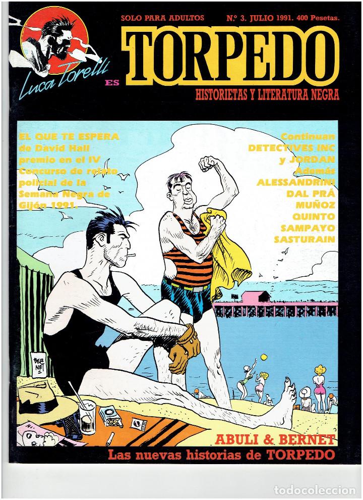 Tebeos: * TORPEDO * EDITORIAL MAKOKI 1991 * COMPLETA 4 N&ordm; IMPECABLES * - Foto 4