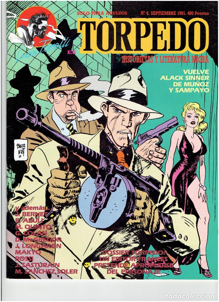 Tebeos: * TORPEDO * EDITORIAL MAKOKI 1991 * COMPLETA 4 N&ordm; IMPECABLES * - Foto 5