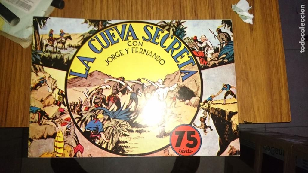 Tebeos: Jorge y Fernando &rdquo;la cueva secreta&rdquo; facs&iacute;mil - Foto 1