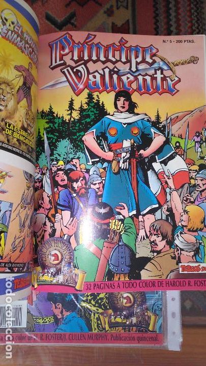 Tebeos: * PRINCIPE VALIENTE * EDICIONES B 1988 / 1992 * COMPLETA 91N&ordm; IMPECABLES * - Foto 4