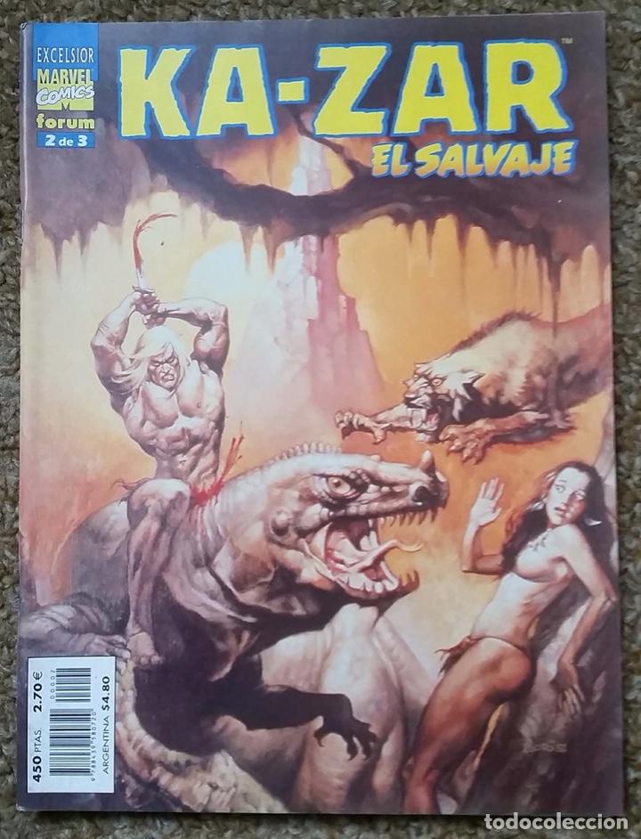 Tebeos: KA-ZAR EL SALVAJE COMPLETA TRES NUMEROS - Foto 2