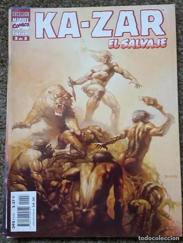 Tebeos: KA-ZAR EL SALVAJE COMPLETA TRES NUMEROS - Foto 3