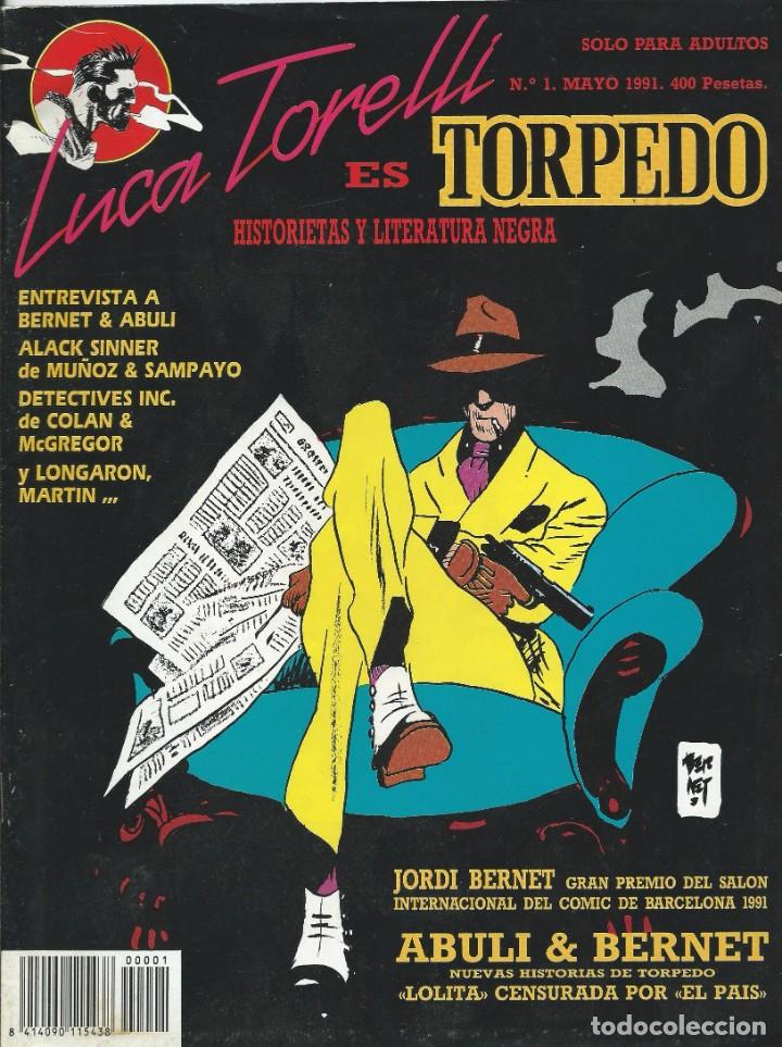 Tebeos: Luca Torelli es Torpedo Completa 4 ejemplares Makoki - Foto 1