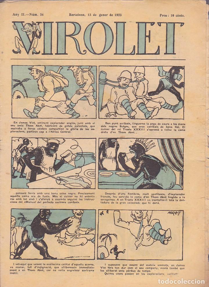 Tebeos: LOTE DE 42 VIROLET DEL N&ordm; 54 AL 98 - Foto 1