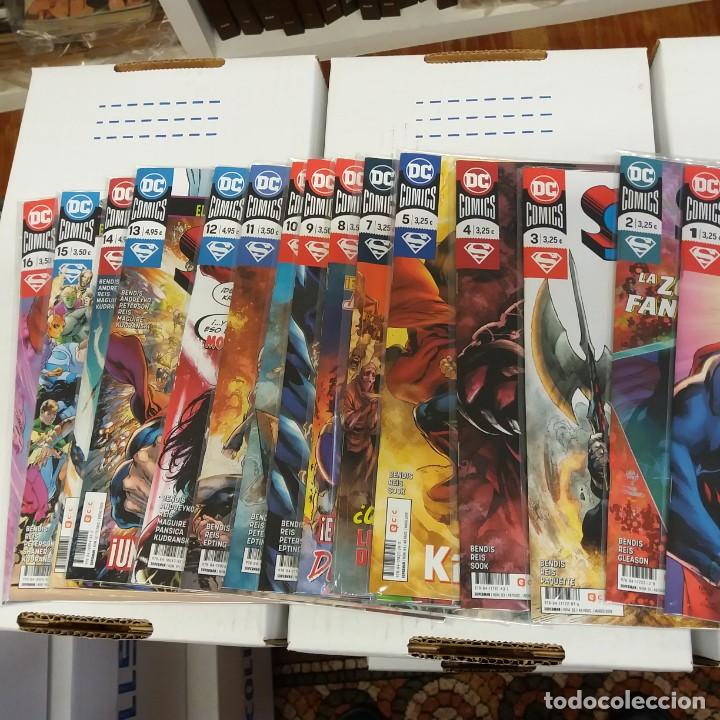 Tebeos: Superman de Bendis Lote n&ordm; 1 al 17 ECC - Foto 2