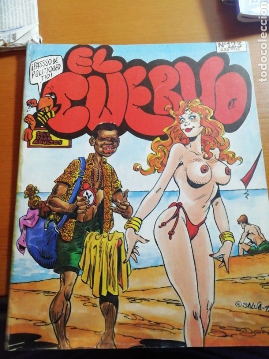 Tebeos: REVISTA c&oacute;mic EL CUERVO. COMIC EROTICO. N&uacute;m 123. - Foto 1