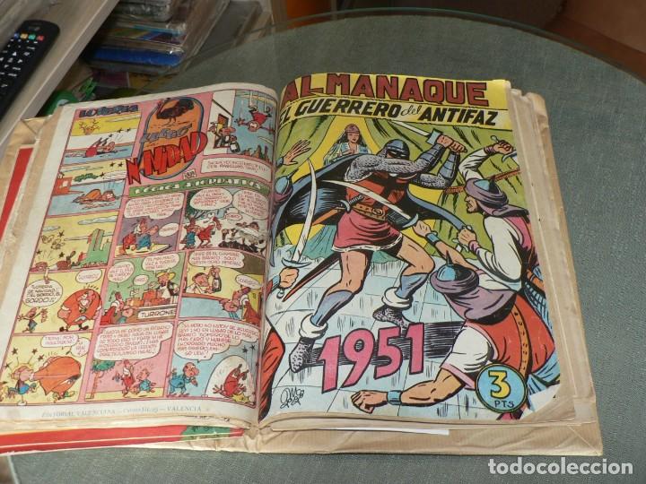 Tebeos: TOMO CON ALMANAQUES Y OTROS - Foto 5