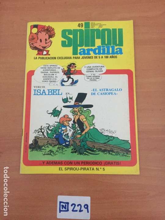 Tebeos: SPIROU ARDILLA - Foto 1