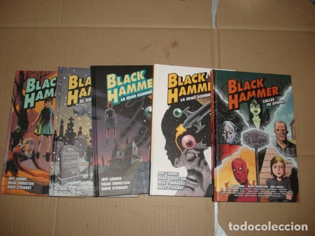 Tebeos: Black Hammer, 2017, completa, Astiberri, 5 tomos impecables. - Foto 1