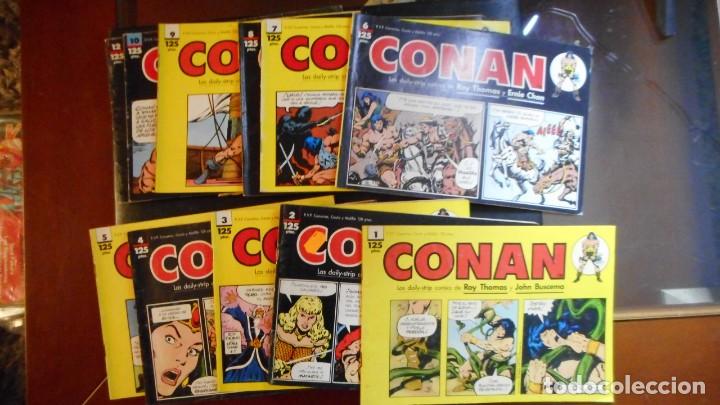 Tebeos: CONAN . DAILY-STRIP. COMPLETA 12 N&Uacute;MEROS - Foto 1