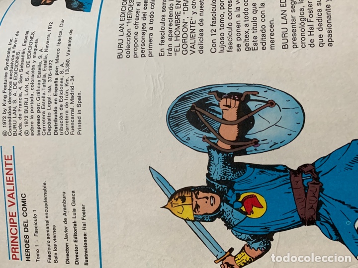 Tebeos: El pr&iacute;ncipe valiente. Buru lan comics. Del 1 al 24 - Foto 3