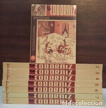 Tebeos: LA CODORNIZ COLECCI&Oacute;N COMPLETA 8 TOMOS - NUEVA DE KIOSKO IMPECABLE - Foto 1