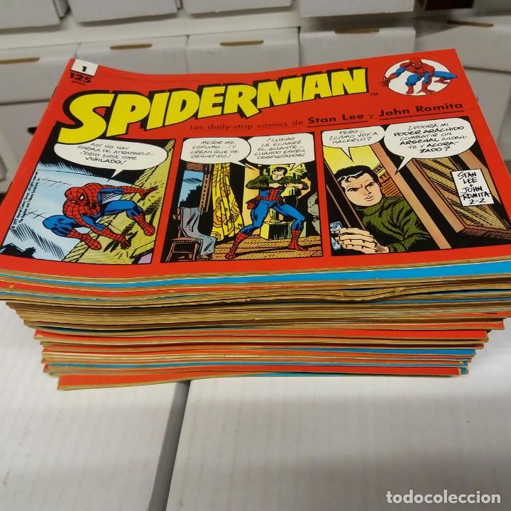 Tebeos: Spiderman tiras de prensa Completa 34 ejemplares Planeta - Foto 1