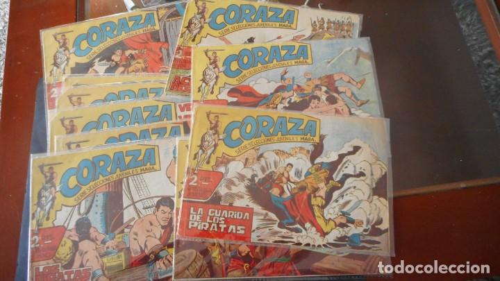 Tebeos: LOTE DE 10 CORAZA (N&Uacute;MEROS DENTRO)/ C-4 - Foto 1