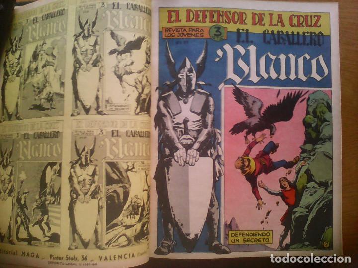 Tebeos: El Caballero Blanco. Maga. Completa. 30 ejemplares. - Foto 2