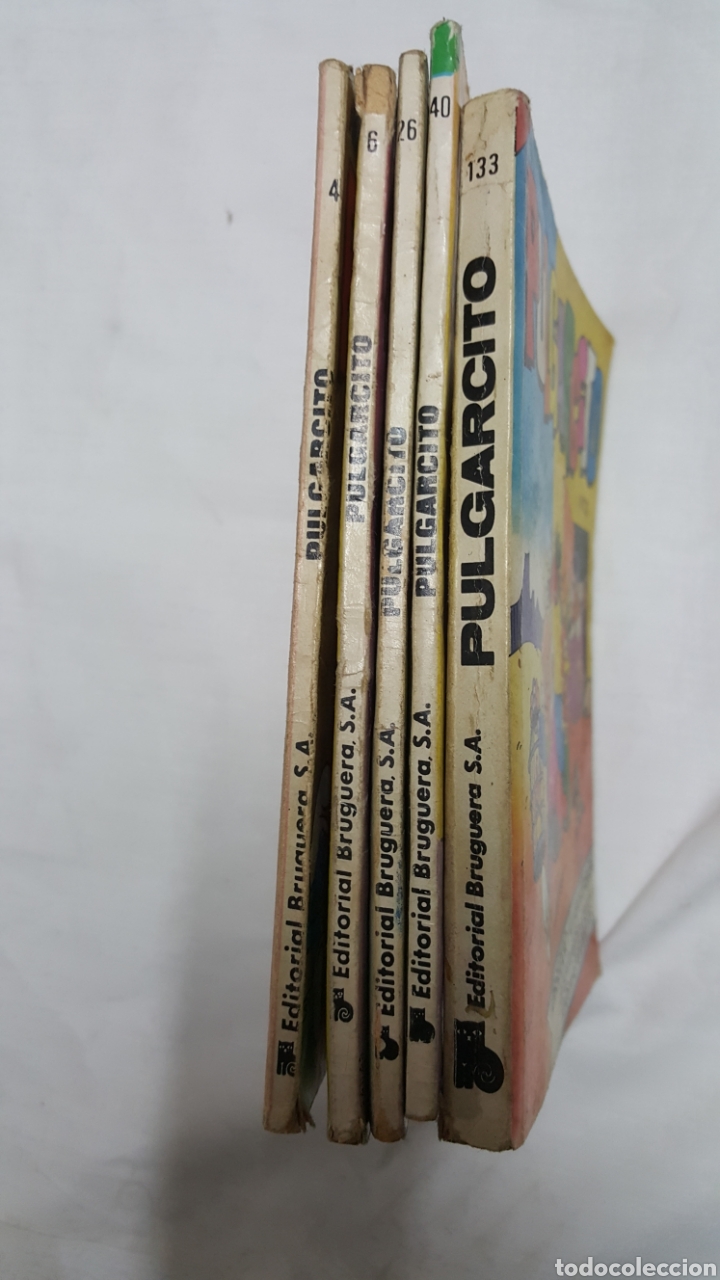 Tebeos: LOTE 5 N&Uacute;MEROS PULGARCITO - Foto 3