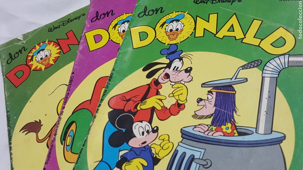 Tebeos: LOTE 3 N&Uacute;MEROS DON DONALD - Foto 1
