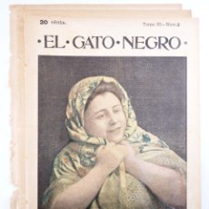 Tebeos: GATO NEGRO TOMO III Nº 2 (VVAA) OSORIO, 1899. Lote 309779728