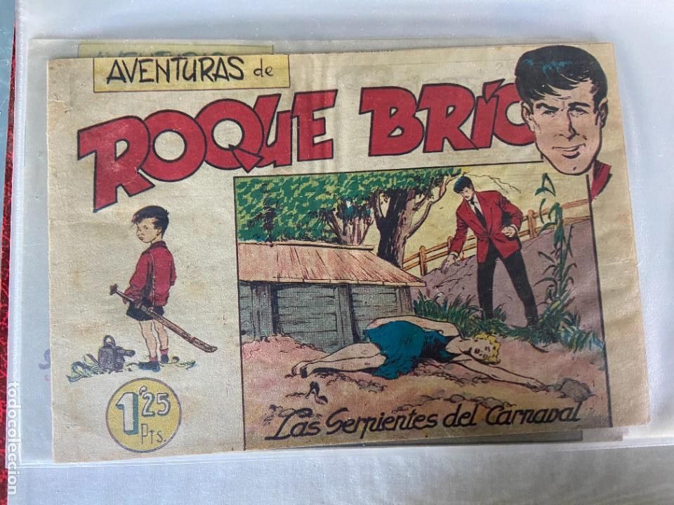 Tebeos: ROQUE BRIO COMPLETA BOLSA 10 - Foto 1