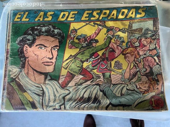 Tebeos: AS DE ESPADAS COMPLETA CORRECTA bolsa 24 - Foto 1
