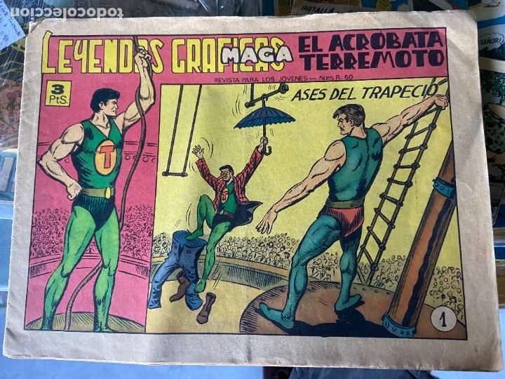 Tebeos: acrobata terremoto completa correcta bolsa 25 - Foto 1