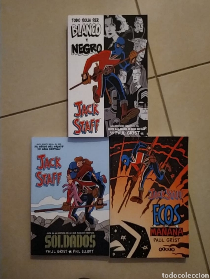 Tebeos: Comic PACK JACK STAFF. 3 C&Oacute;MICS,PAUL GRIST, - Foto 1