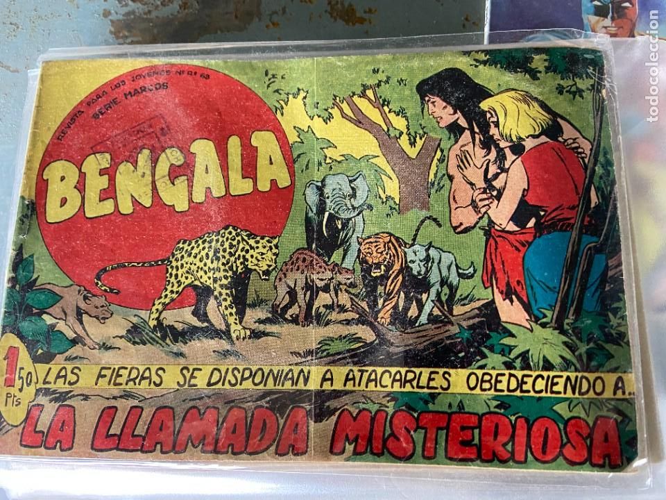 Tebeos: BENGALA COMPLETA BUEN ESTADO BOLSA 26 - Foto 1