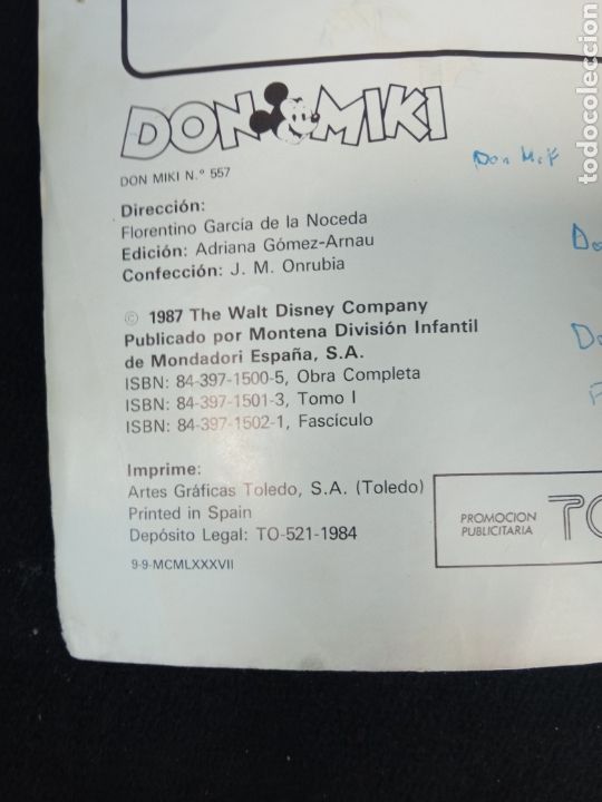 Tebeos: DON MIKI,n&deg;557,a&ntilde;o1984 - Foto 2