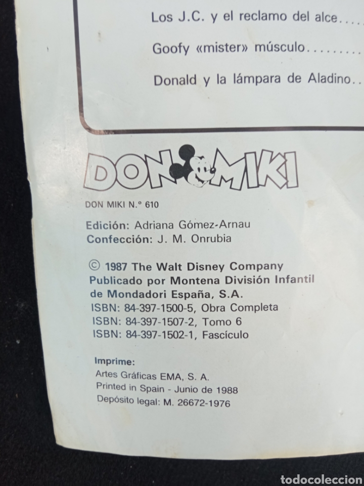 Tebeos: DON MIKI,n&deg;610,a&ntilde;o1988 - Foto 2