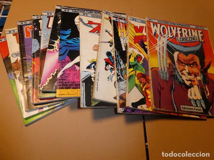 Tebeos: colecci&oacute;n extra superheroes, completa 12 n&uacute;meros de forum - Foto 1