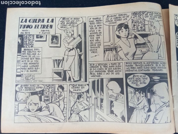 Tebeos: LA CULPA LA TUVO EL TREN,a&ntilde;o1958 - Foto 2