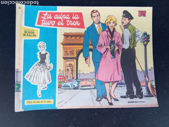 Tebeos: LA CULPA LA TUVO EL TREN,a&ntilde;o1958 - Foto 1
