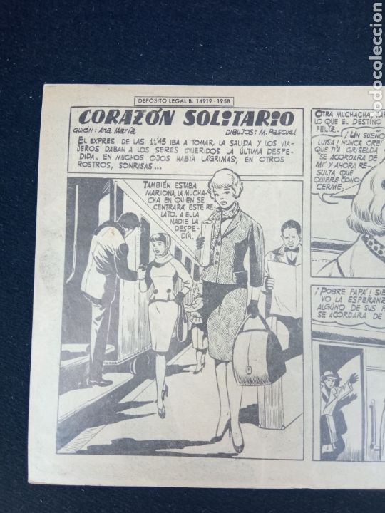 Tebeos: CORAZON SOLITARIO,a&ntilde;o1958 - Foto 2
