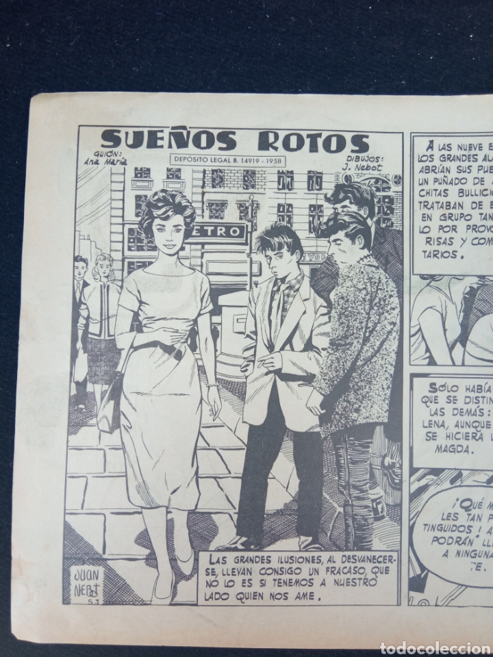 Tebeos: SUE&Ntilde;OS ROTOS,a&ntilde;o1958 - Foto 2